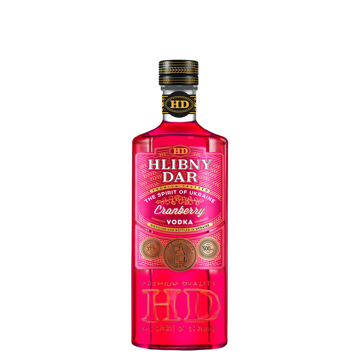 WÓDKA HLIBNY DAR PREMIUM CRAFTED WILD BERRIES - 0,5L; 37,5%