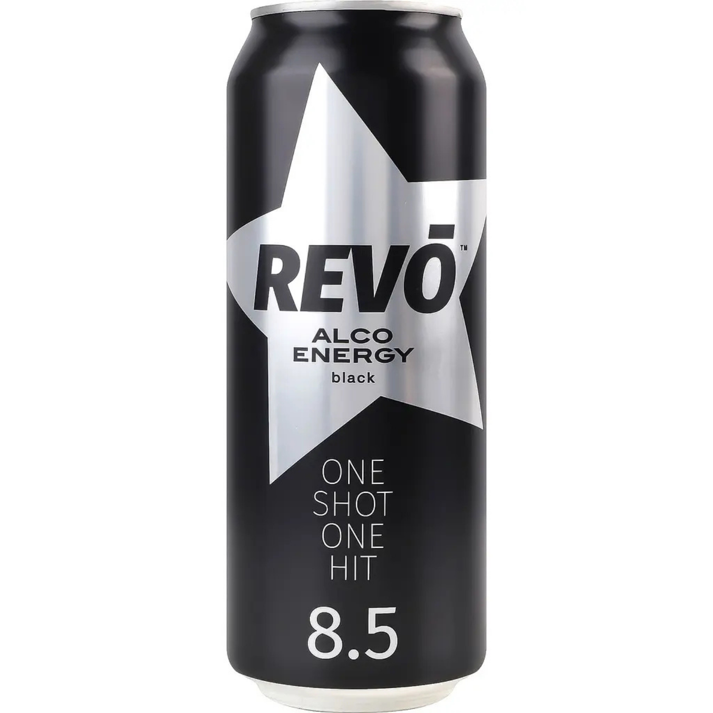 REVO BLACK Napój energet alkoholowy 500ml 8,5%alc Kaucja