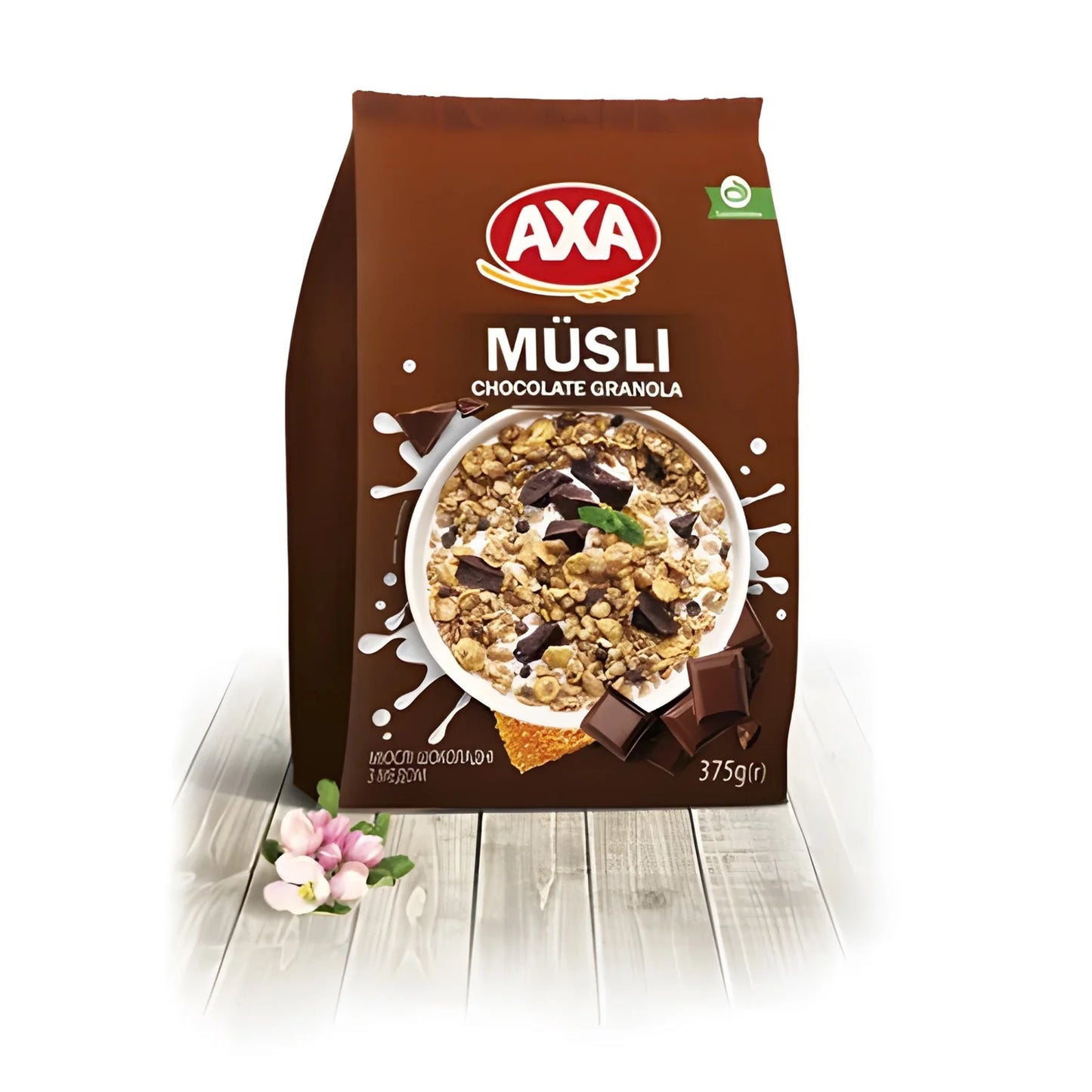 AXA Musli czekoladowe z miodem 375 g.