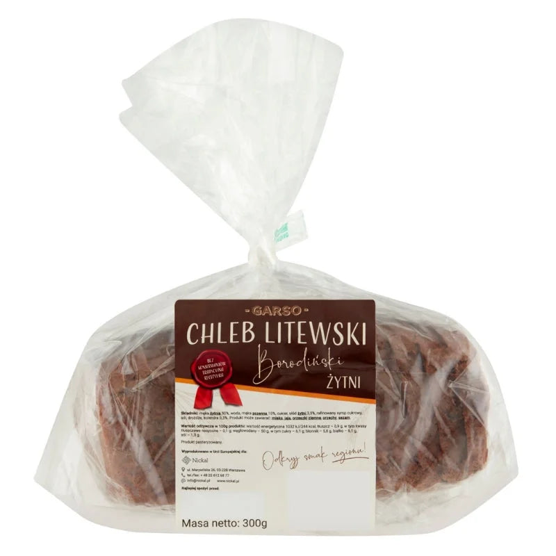 Chleb Litewski 300g Borodiński Garso - Pieczywo