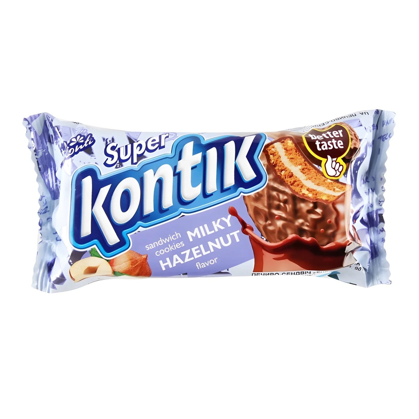 Ciastka SUPER KONTIK orzech laskowy 90 g