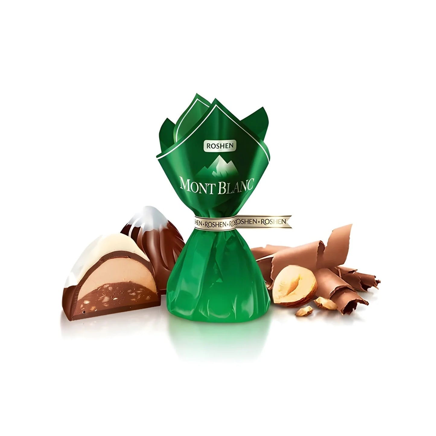 Cukierki Roshen “Mont Blanc” z orzechami luz