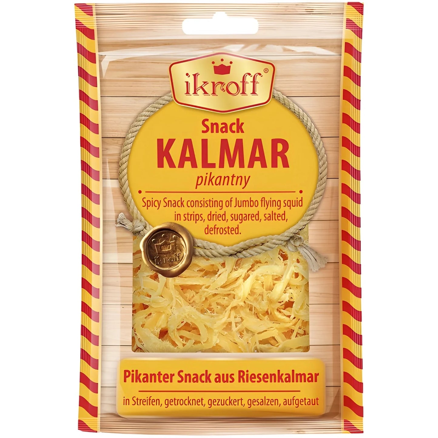 Kalamarnica suszona pikantna 36g Ikrof