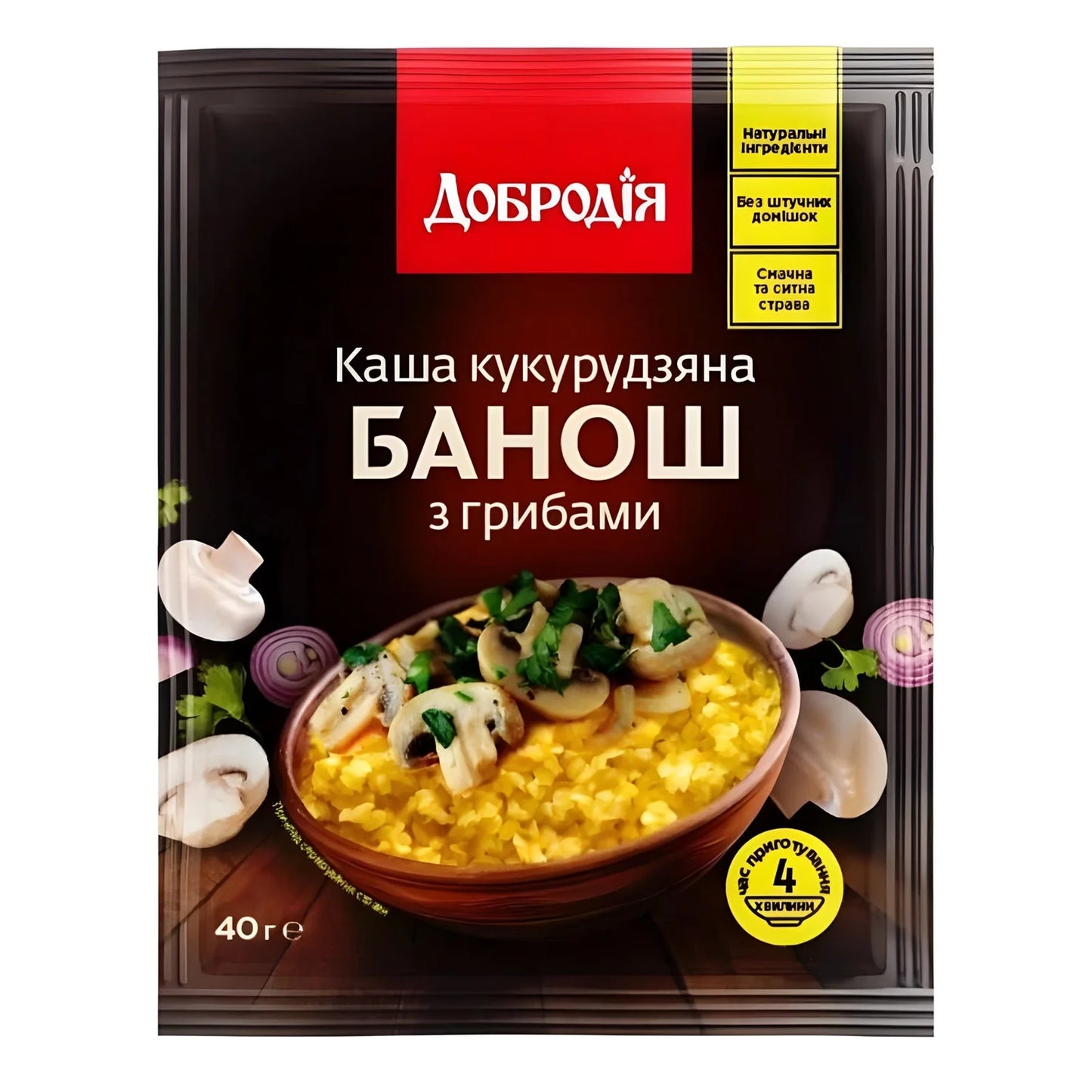 Kasza Dobrodija kukurydziana banosz z grzybami 40g