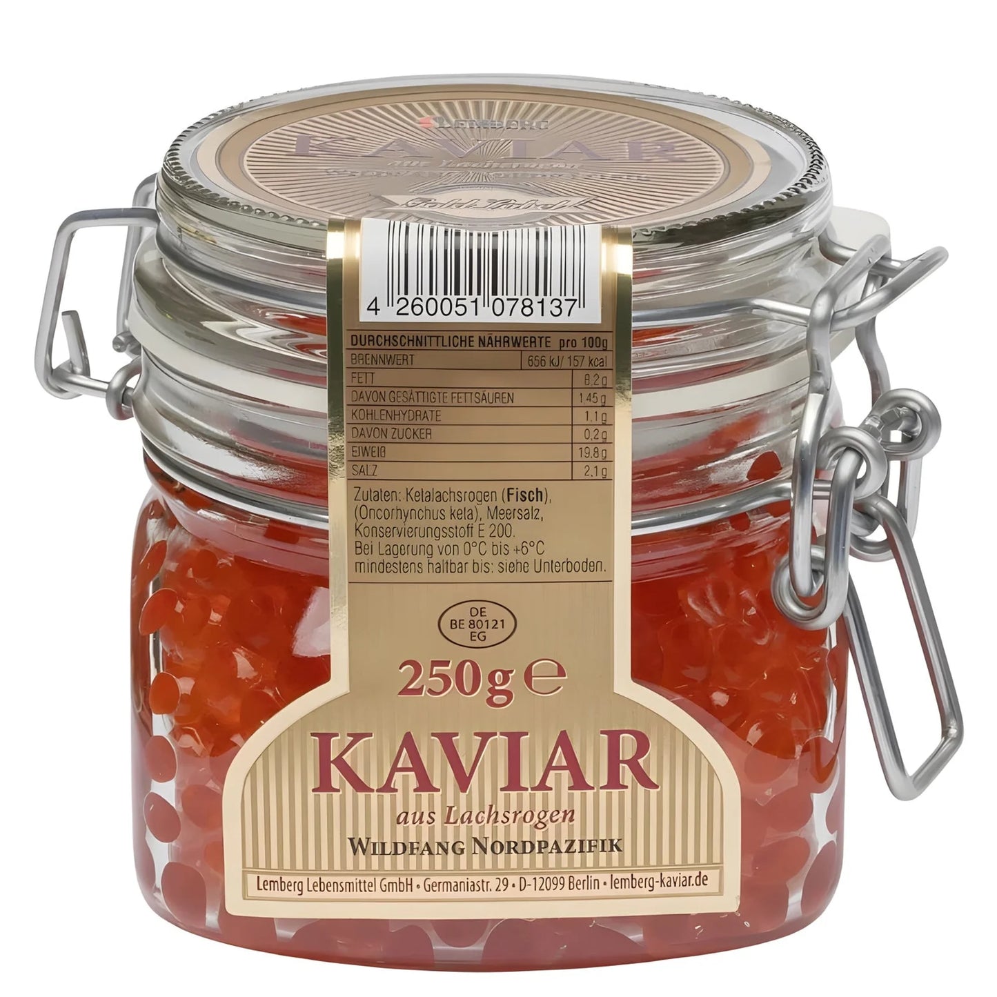 Kawior z łososia Keta Lemberg 250g