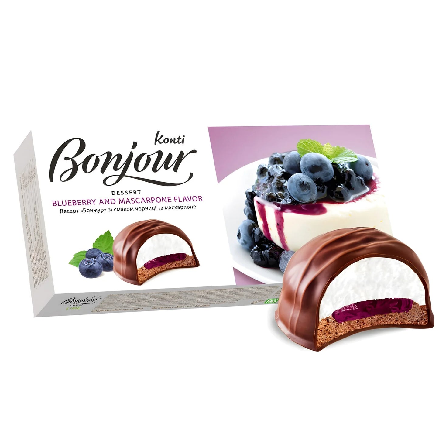 KONTI Desert BONJOUR Jagody i maskarpone 232g