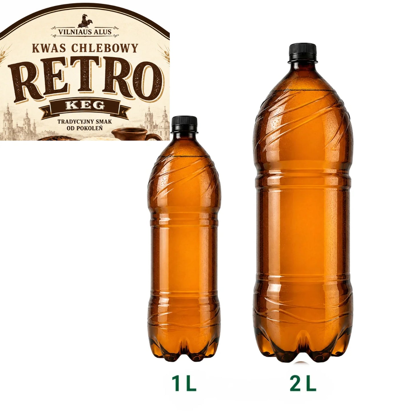 Kwas Retro KEG — ферментований хлібний напій у кезі