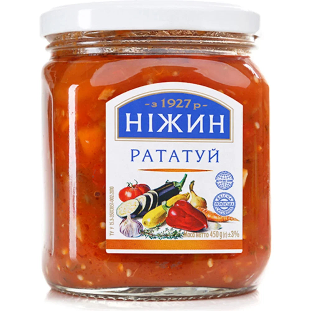 Овочевий мікс "Рататуй" Ніжин 450 г — Овочеві консерви
