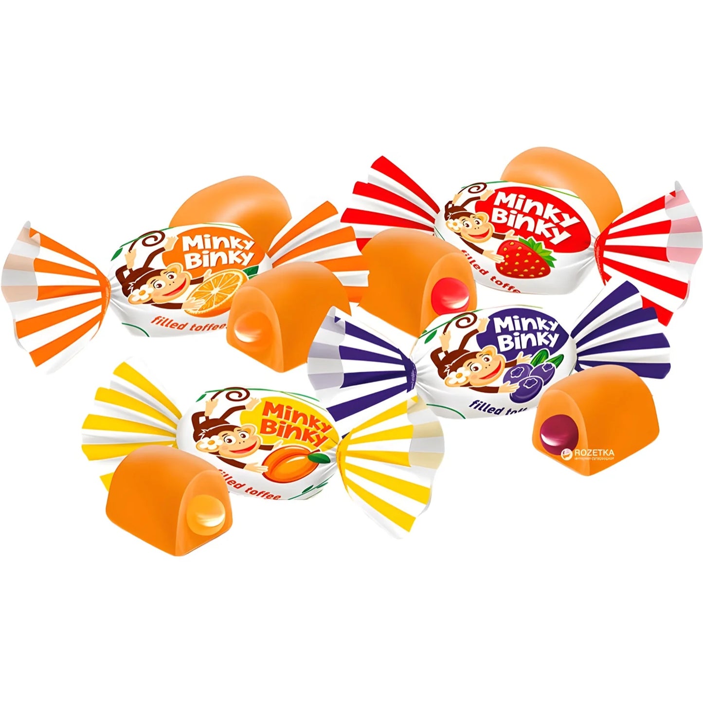 Цукерки Roshen Minky Binky на вагу