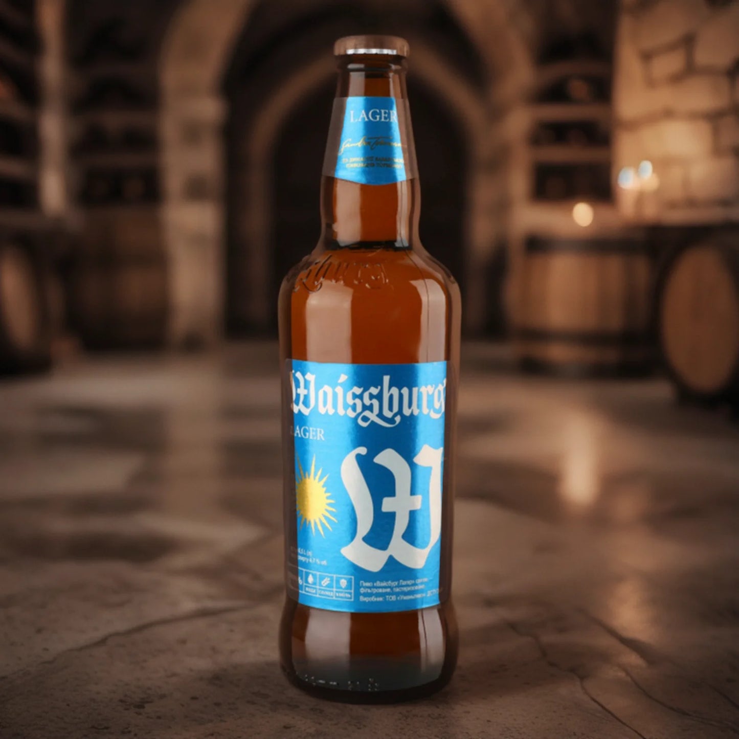Пиво Уманпиво Waissburg Lager 4,7% 0,5л