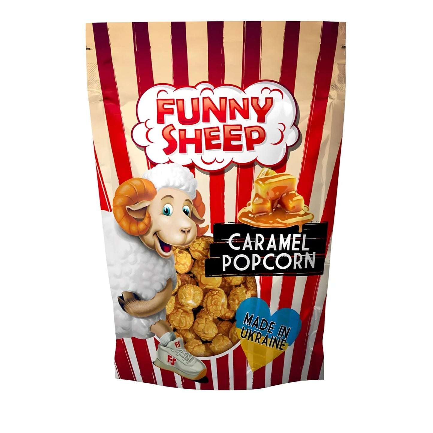 Popcorn w karmelu Funny Ship 100g