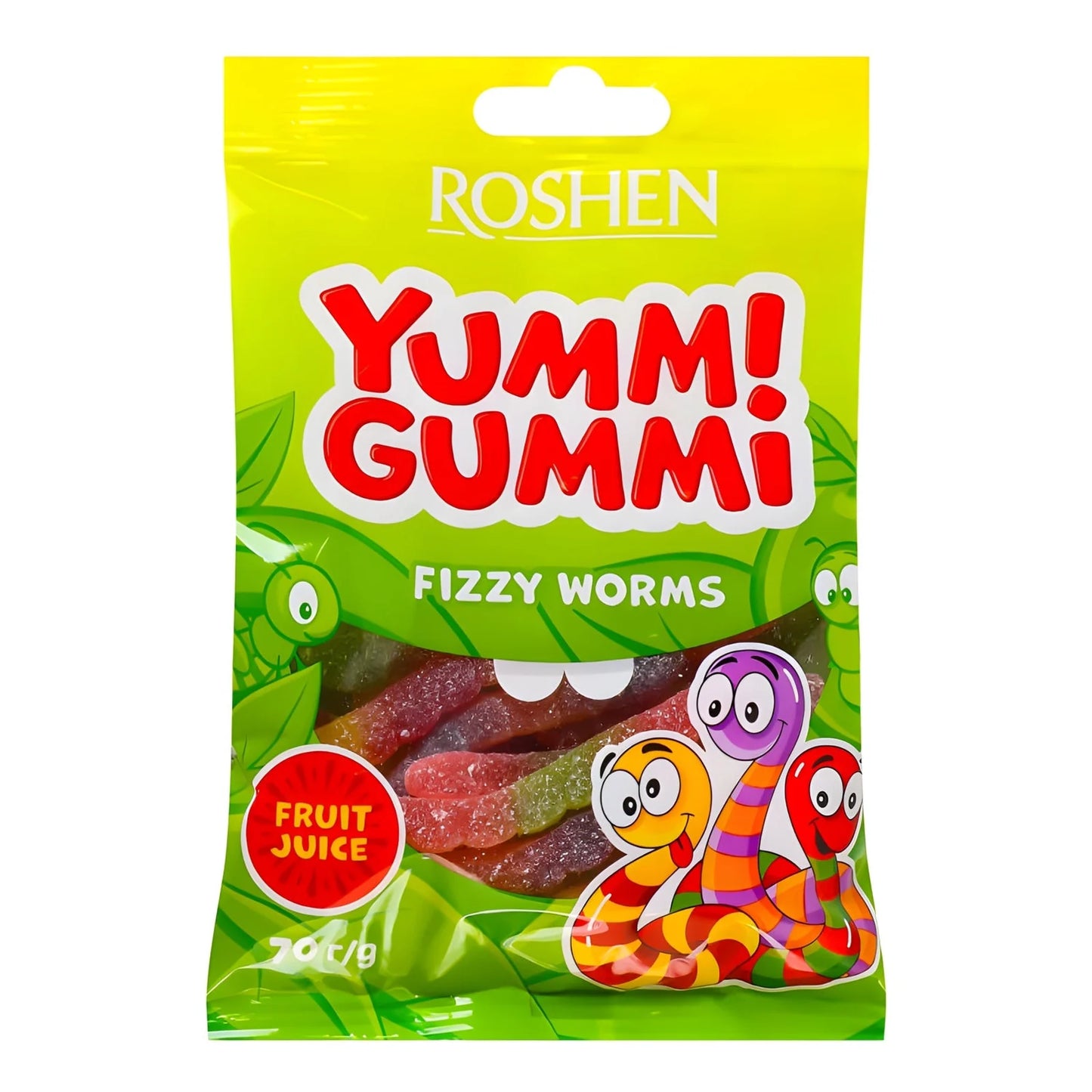 Roshen Yummi Gumy Żelowe Cukierki Żelowe 70g