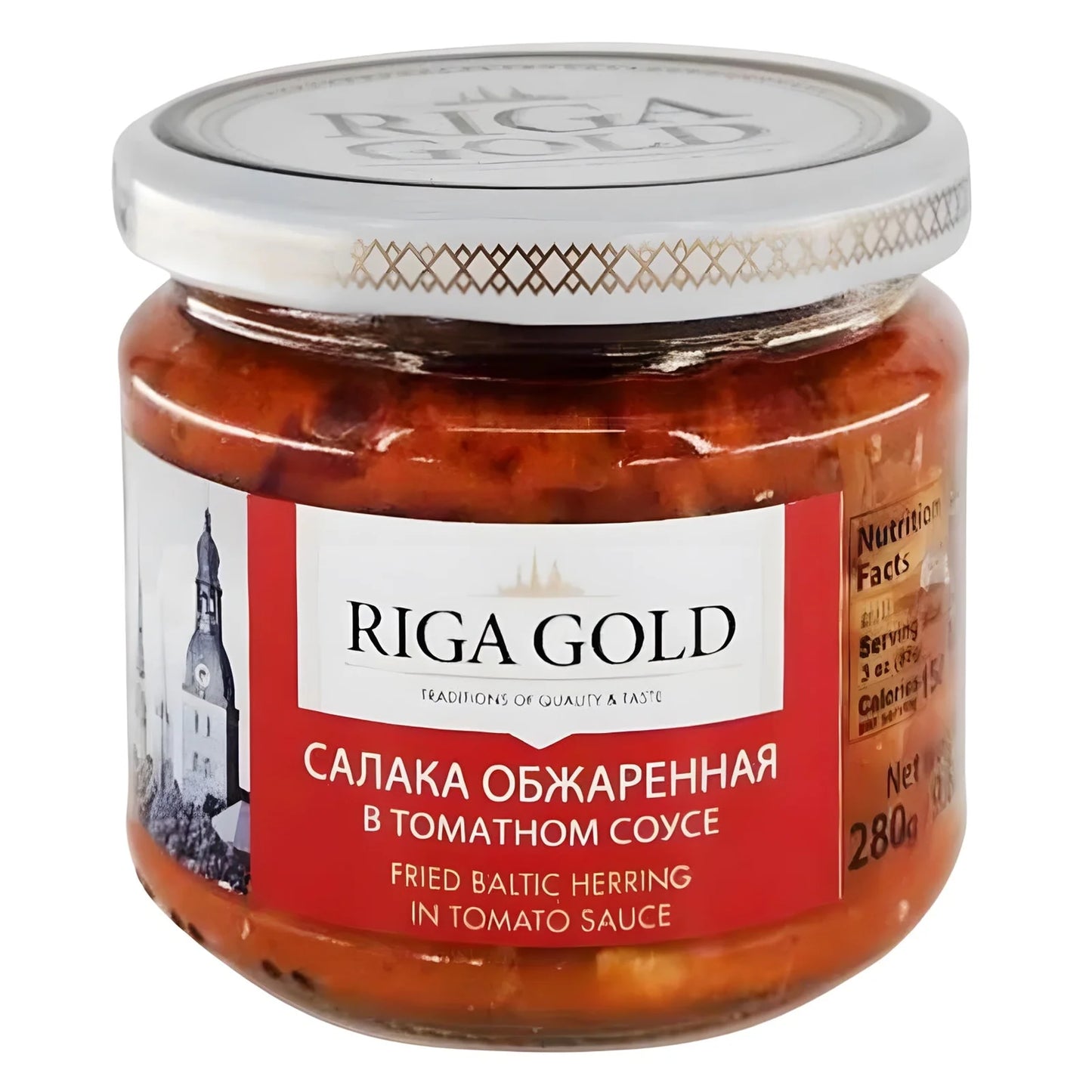 Salaka smażona w sosie pomidorowym Riga Gold 280g