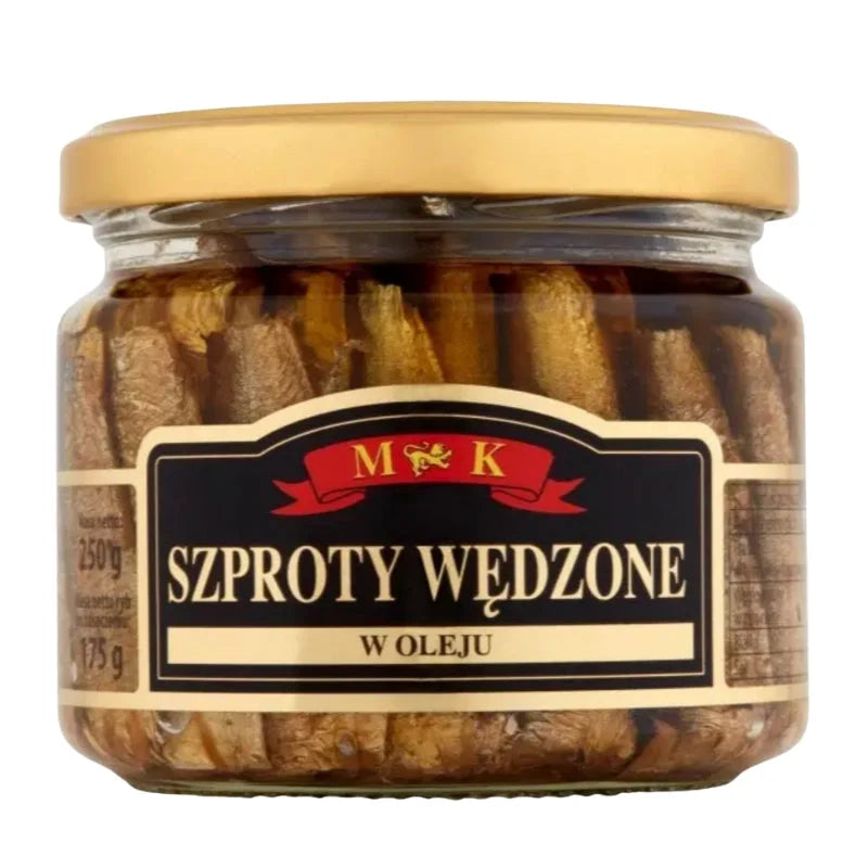 Szprot wędzony w oleju M&K 250g - Konserwy z ryb