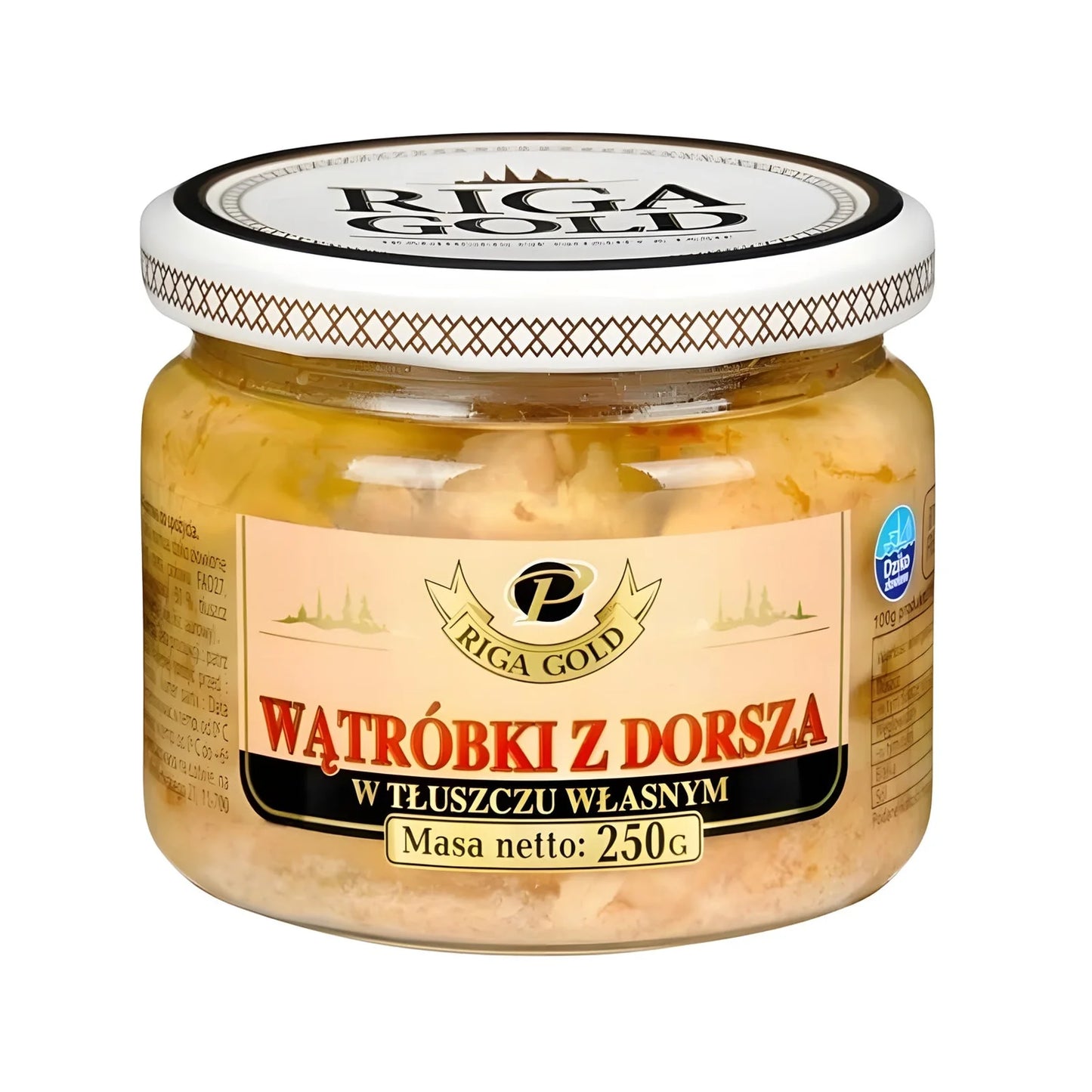 Wątróbki z dorsza Riga Gold 250g