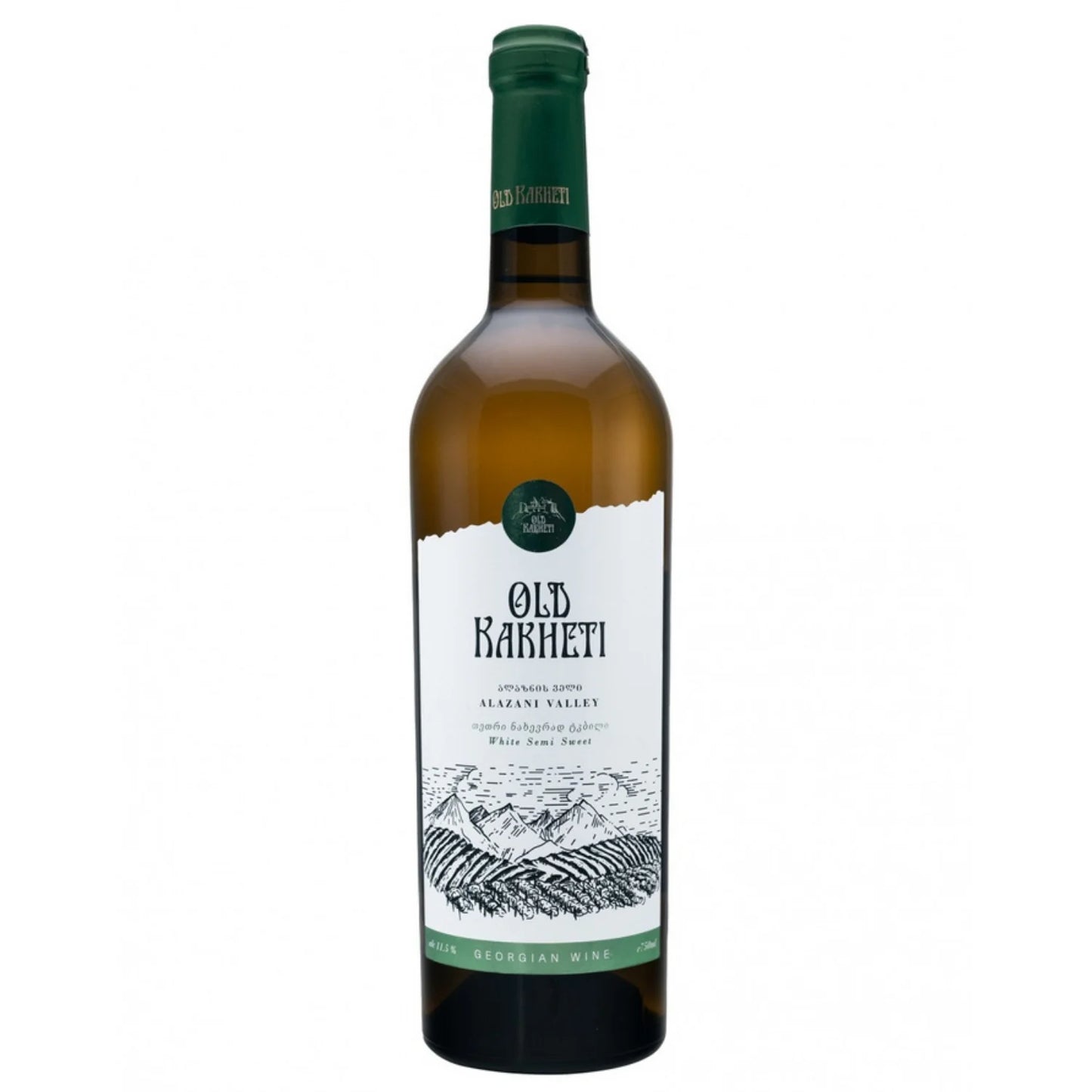 WINO Old Kakheti Alazani Valley Białe Półsłodkie 0,75- 12%