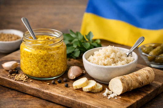 Ukraińska musztarda i chrzan - ostre dodatki