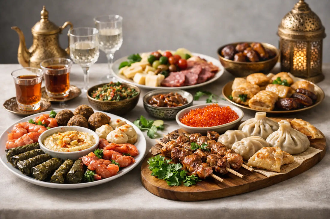 Menu imprezowe z delikatesami wschodnimi