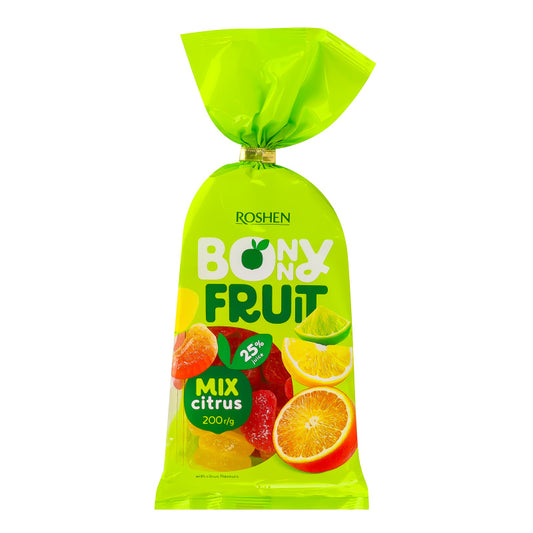 Цукерки Roshen Bonny-Fruit Цитрусовий мікс 200 г
