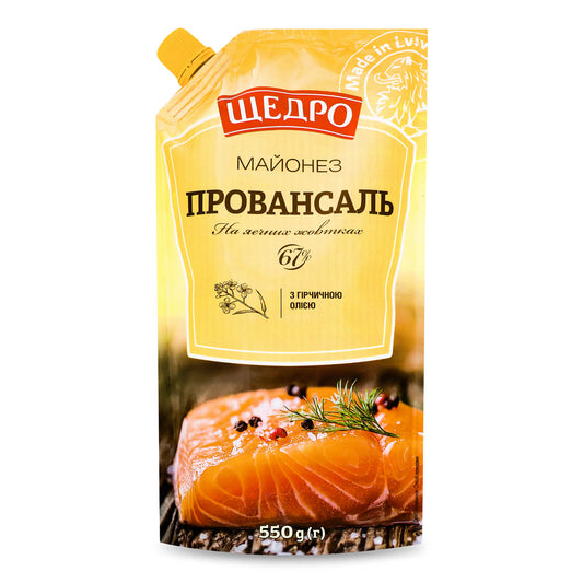 Majonez 67% Schedro 550g