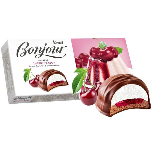 KONTI Десерт BONJOUR Вишневий 232 г