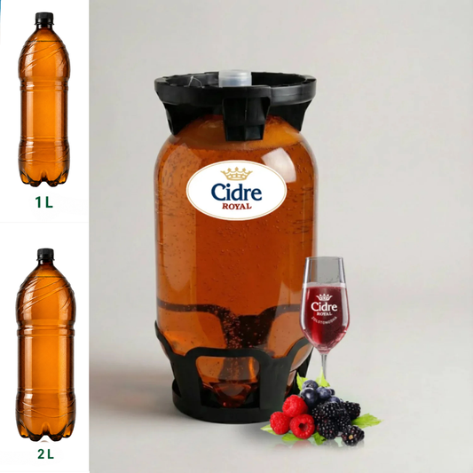 Cydr zwykły słodki  "Dzikie jagody" 5%, KEG