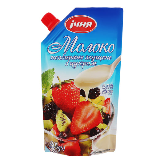 Молоко згущене ІЧНЯ 8,5% 300 г (дой-пак)