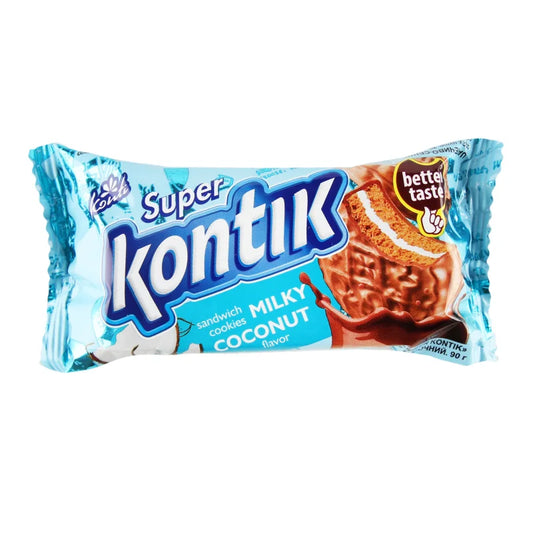Ciastka SUPER KONTIK kokosem mleczne  90g