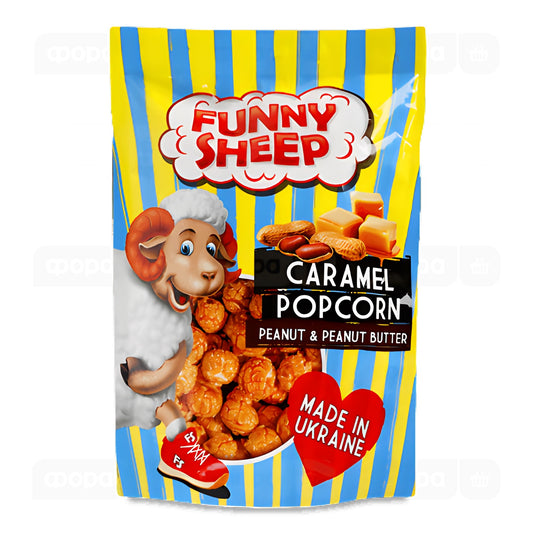 Popcorn w karmelu z orzeszkami ziemnymi Funny Ship 90g