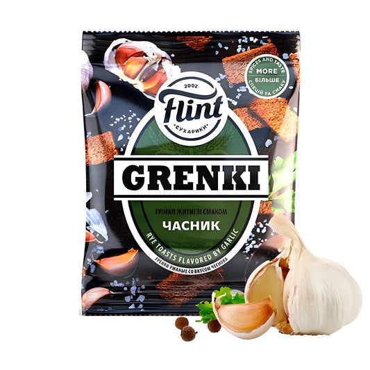 Грінки зі смаком часнику Flint 70 г