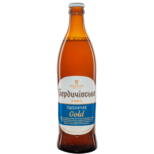 Piwo słodowe Berdyczowskie Pszeniczne GOLD 12% 0,5L