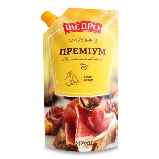 Майонез 72% Щедро 300 г