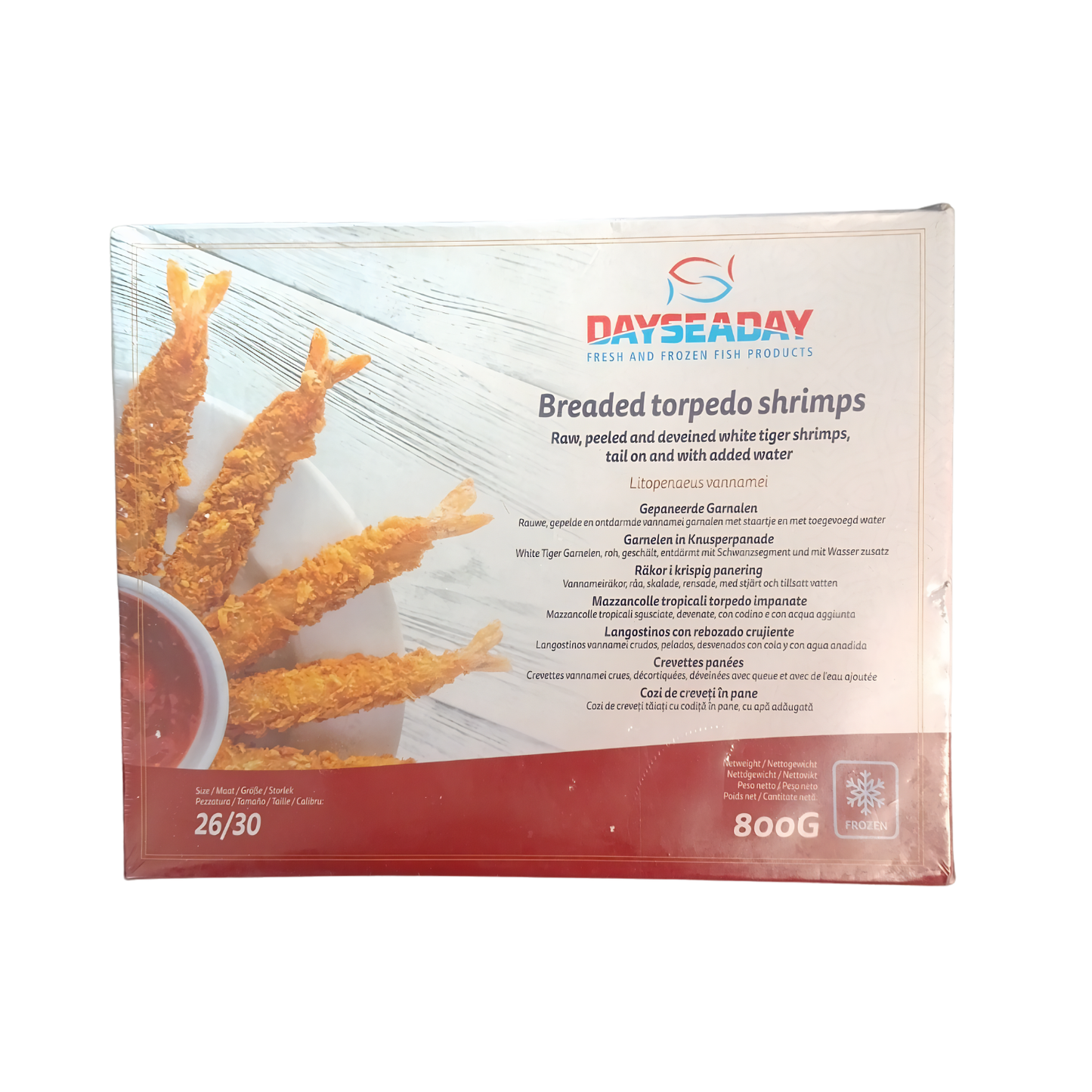Krewetka 26/30 "Torpedo" panierowane 800g