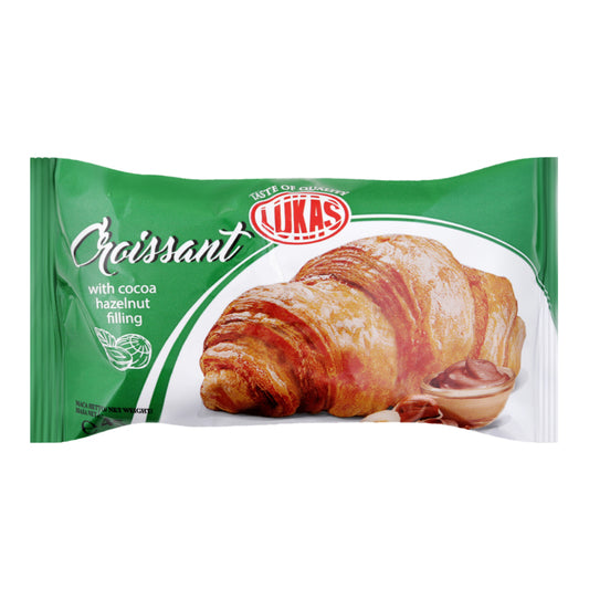 Rogal z nadzieniem kakaowo-orzechowym Lukas 45 g