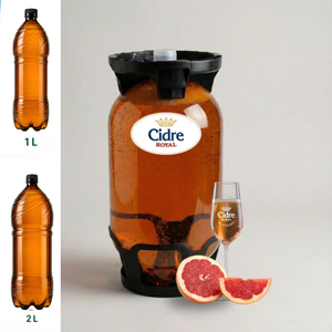 Cydr zwykły słodki „Czerwony grejpfrut” biały 5%, KEG