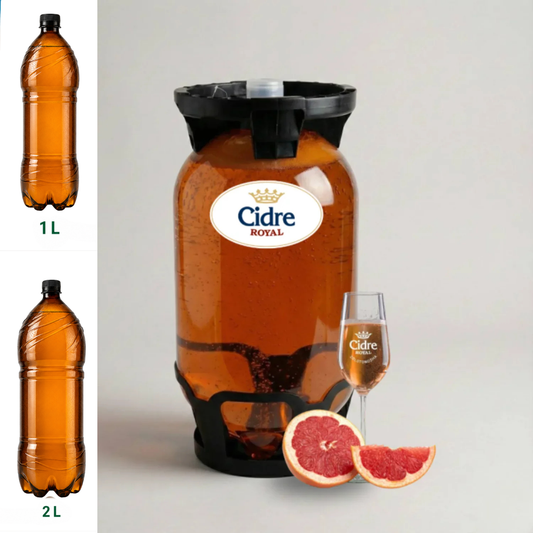 Cydr zwykły słodki  „Czerwony grejpfrut” biały 5%, KEG