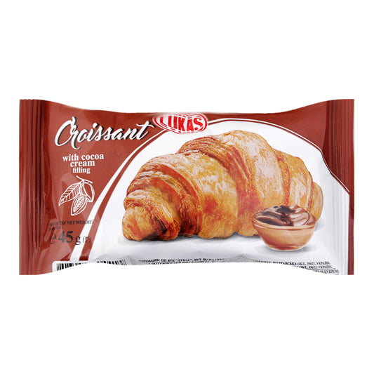 Rogal z nadzieniem kakaowym Lukas 45 g