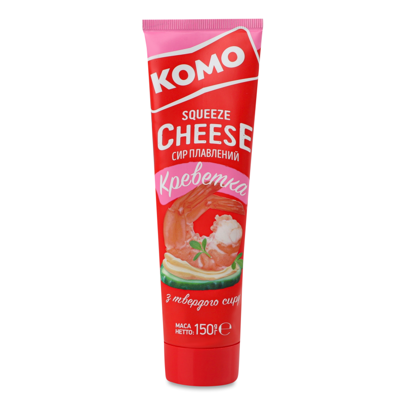 Плавлений сир KOMO "Креветка" 50% 150 г