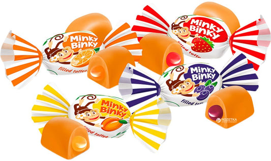 Цукерки Roshen Minky Binky на вагу