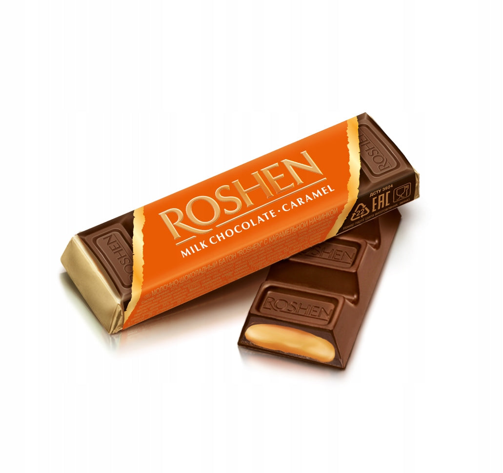 Baton Roshen czekol z karmel 40g Główne zdjęcie produktu