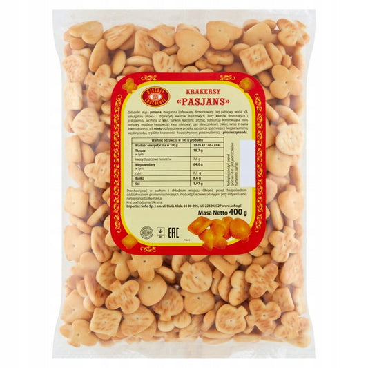 Krakersy Pasjans 400g