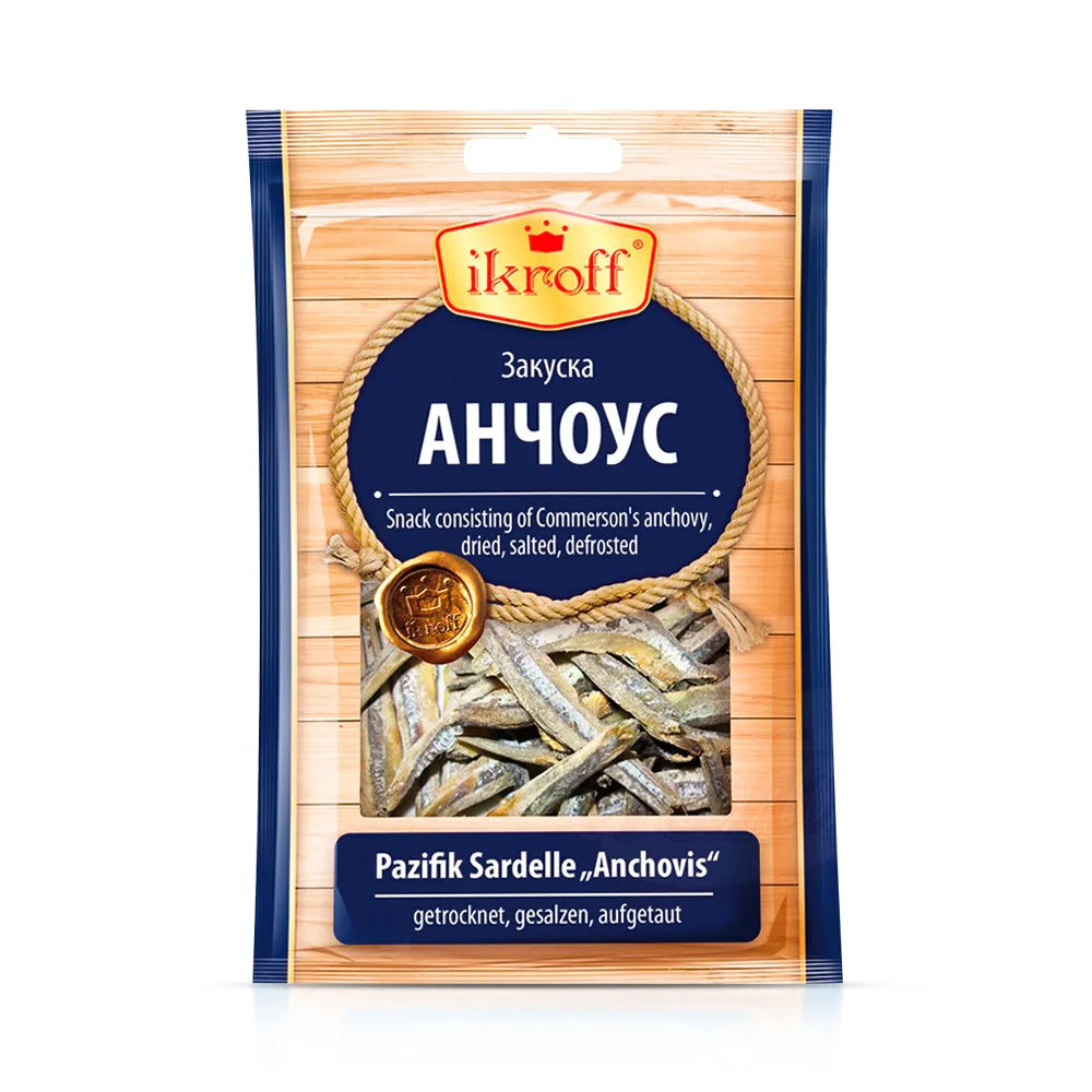 Anczous suszony 36g Ikrof - Ryby / Owoce morza Suszone