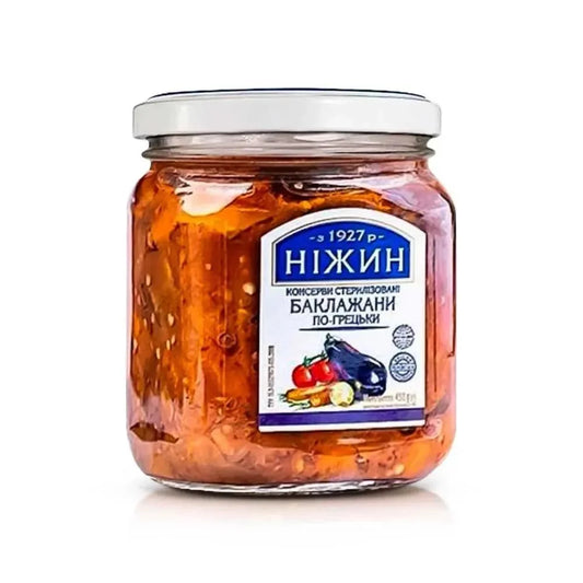 Bakłażany ’Po Grecku’ Niżyn 450g - Przetwory warzywne