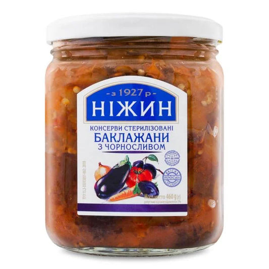 Bakłażany z suszoną śliwką Niżyn 450g - Przetwory warzywne