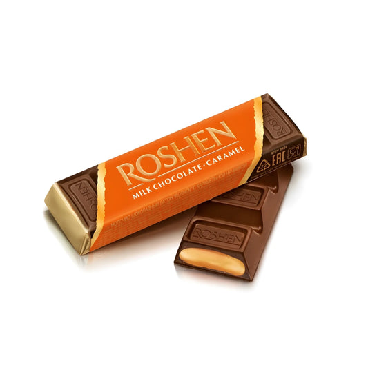 Батончик Roshen шоколадний з карамеллю 40 г