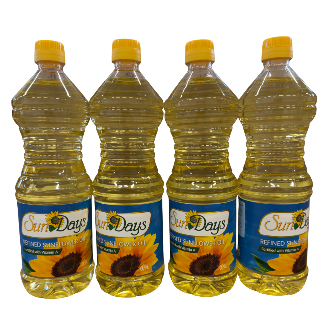 Sun Days - olej słonecznikowy rafinowany 0,9l Główne zdjęcie produktu
