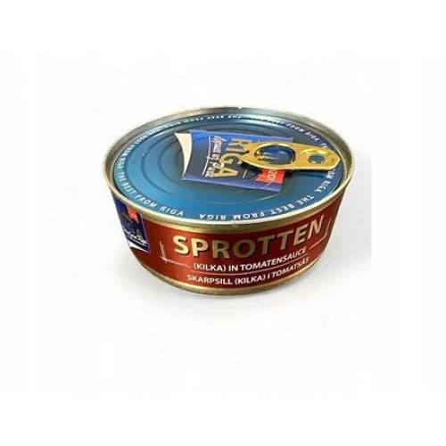 BEST RIGA Szprot w sosie pomidorowym 240g - Konserwy z ryb