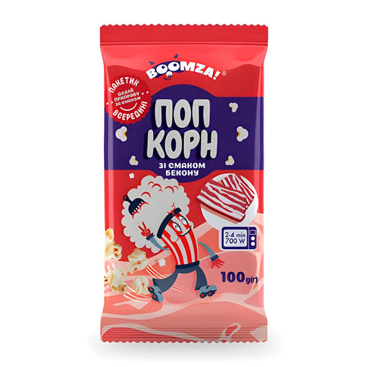 BOOMZA Popcorn do mikrofalówki boczek 100g