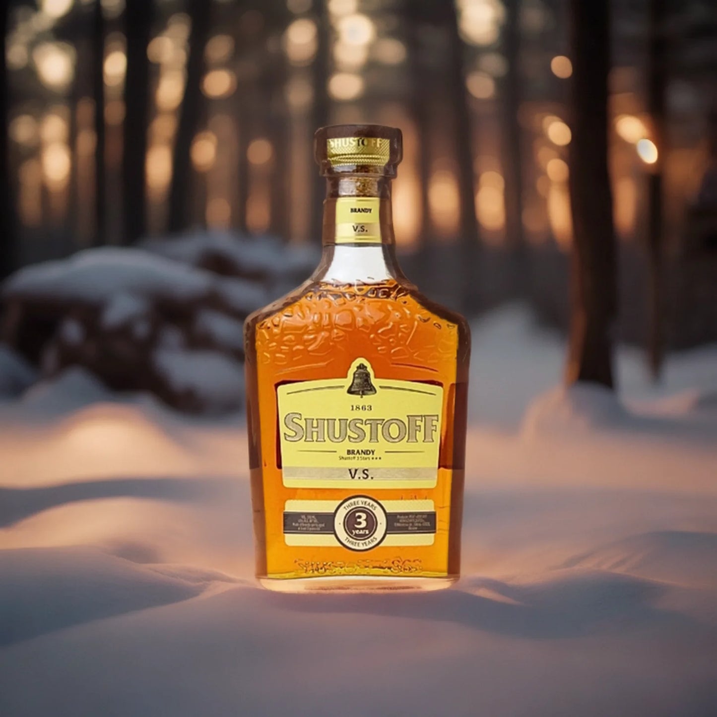 Brandy "Shustoff" 3* 500ml