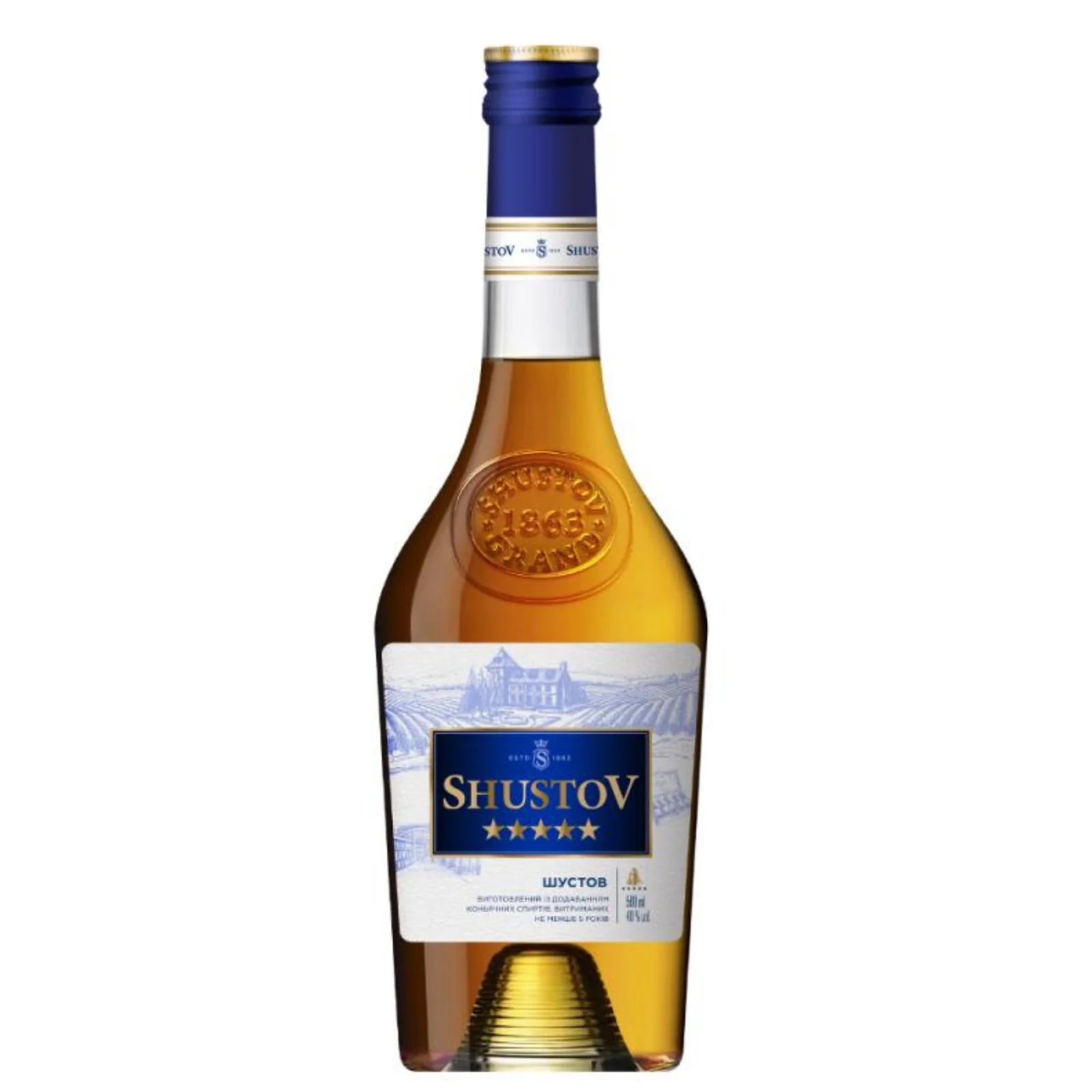 Brandy "Shustoff" 5 LAT VVSOP 500ml